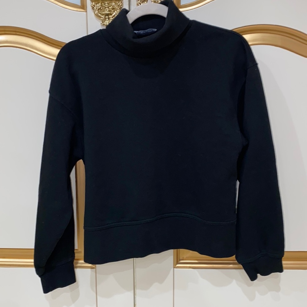 Zara Black Turtleneck Sweater
